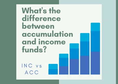 The difference between accumulation and income funds (ACC vs INC)