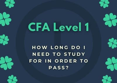 CFA Level 1 – how long you need to study for in order to pass