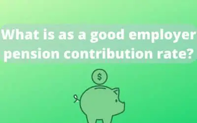 What is as a good employer pension contribution rate?