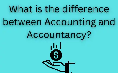 What is the difference between accounting and accountancy?